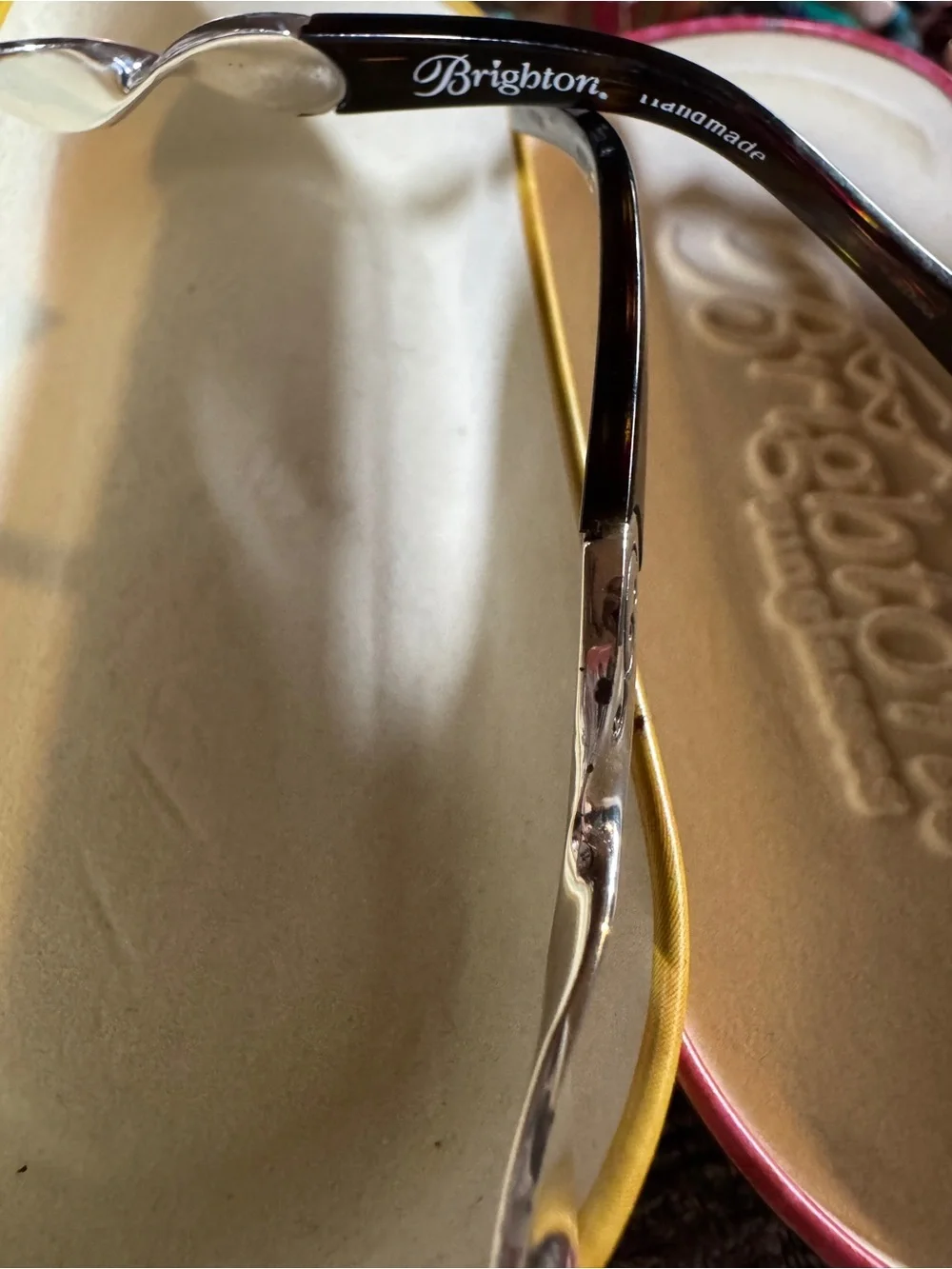 RARE COLLECTIBLE Brighton “Twirl” Brown Gradient Lens Women's Sunglasses /no tin